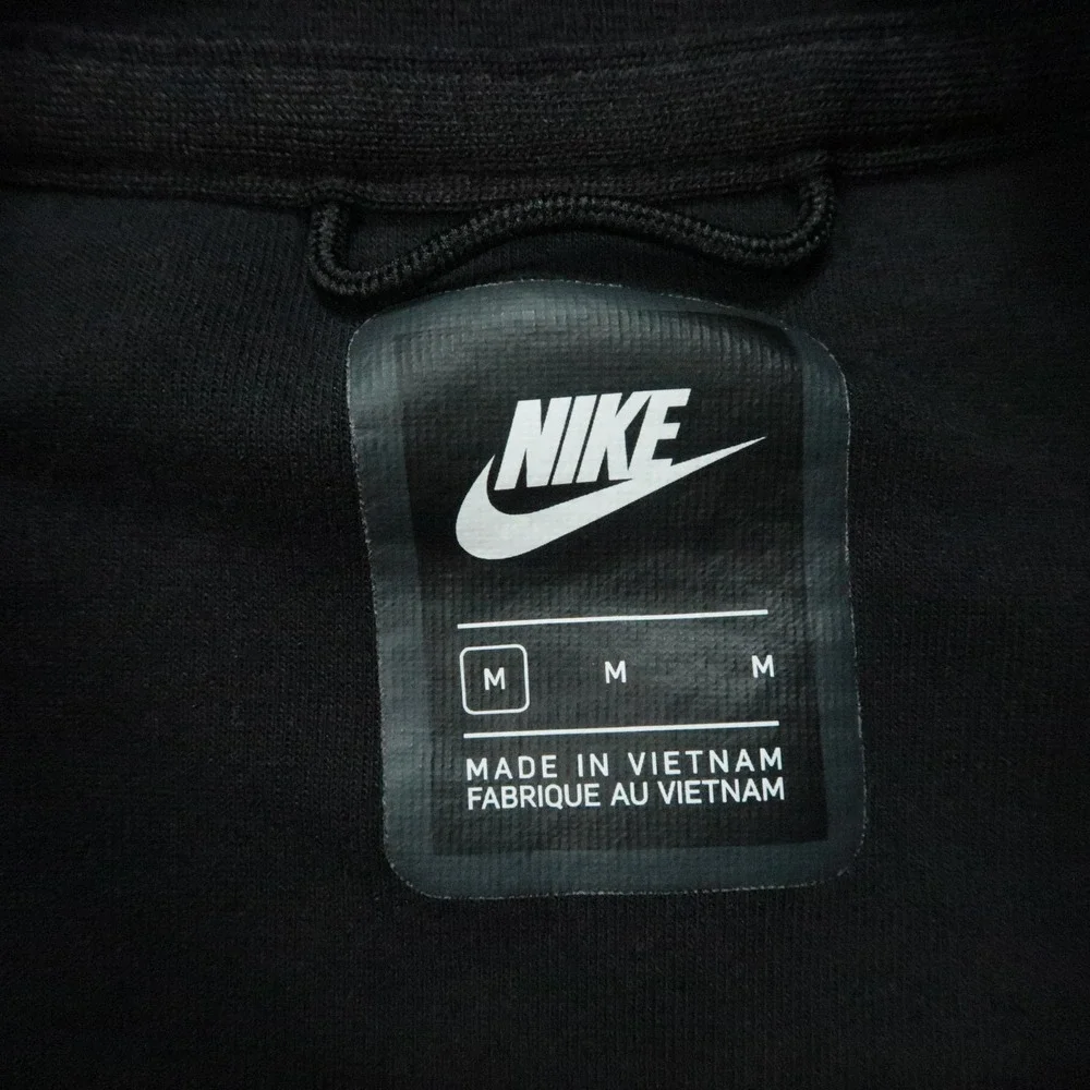Nike Pullover Men Medium Black Sportswear Tech Fleece Crew Sweatshirt Sporty